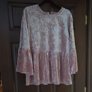 Cupio Blush Velvet Women's Blouse